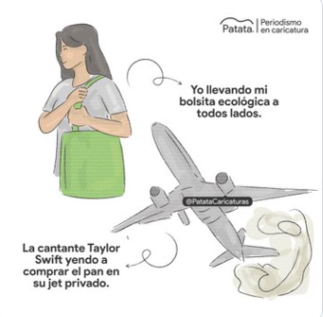 Memes jet Taylor Swift. Foto: Captura de pantalla