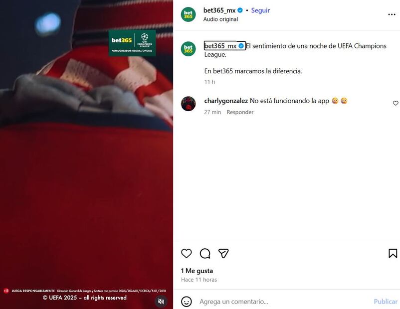 Bet365 y Betano presentan app y webs caídas. Usuarios reclaman. Foto: Captura de pantalla