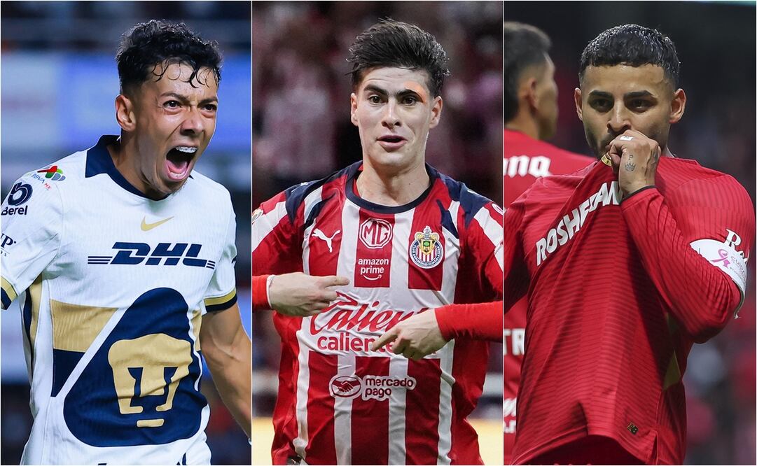 Pumas, Chivas y Toluca entran en acción este miércoles. FOTO: ESPECIAL