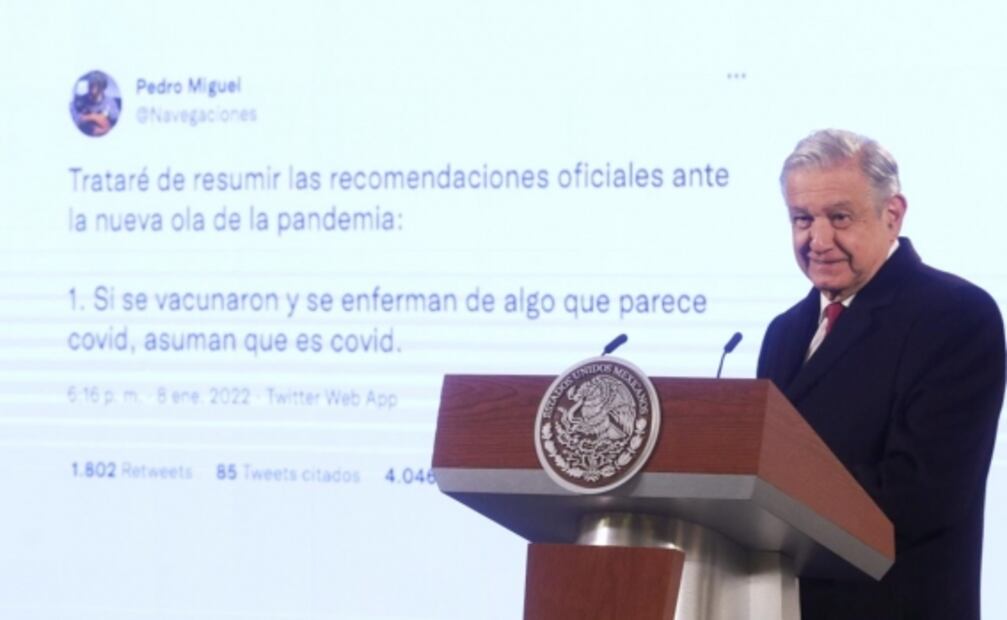 AMLO da positivo a Covid-19; "permaneceré en aislamiento"