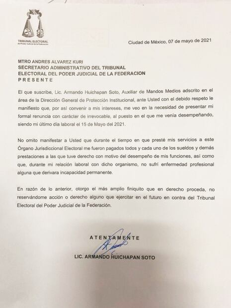 Renuncian tres empleados del tribunal tras escándalo