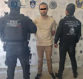 Detienen y extraditan a Manuel "N", alias "El Español", por homicidio calificado de 2012