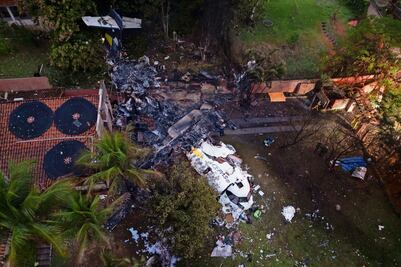 Se estrella avión en Brasil; mueren los 61 ocupantes