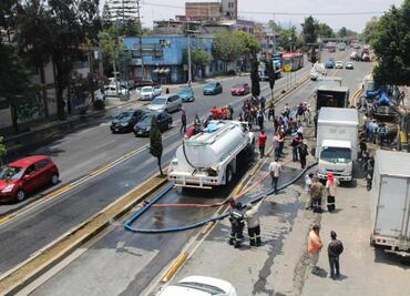 Fuga de agua en Venustiano Carranza dejó afectaciones en 17 casas; aseguradora resolverá de dos a tres semanas