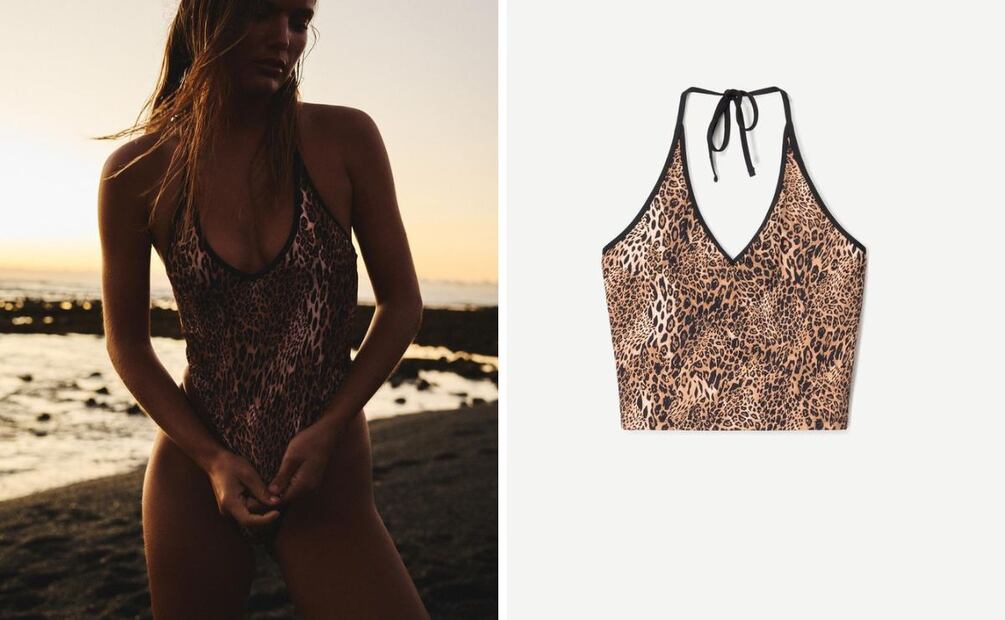 El tankini es un diseño muy cómodo que cubre el abdomen. Foto: Especial