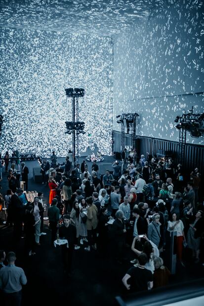 Rafael Lozano-Hemmer: Memoria Atmosférica, Festival Internacional de Manchester, Manchester, Reino Unido, 2019