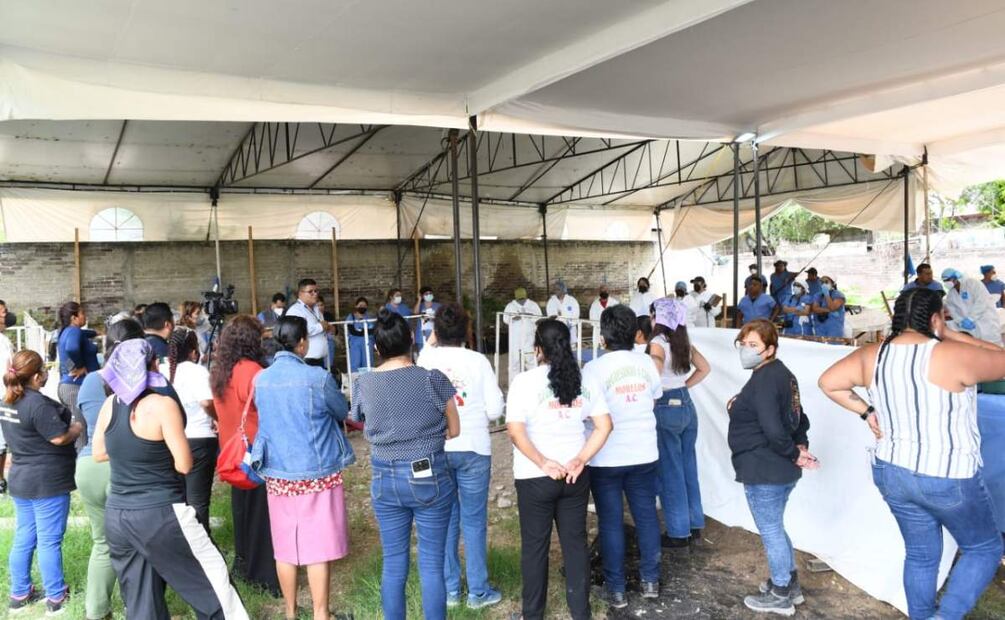 En próximos días se reunirán autoridades y colectivos de búsqueda, para definir la nueva fecha de exhumación (20/06/2025). Foto: Especial