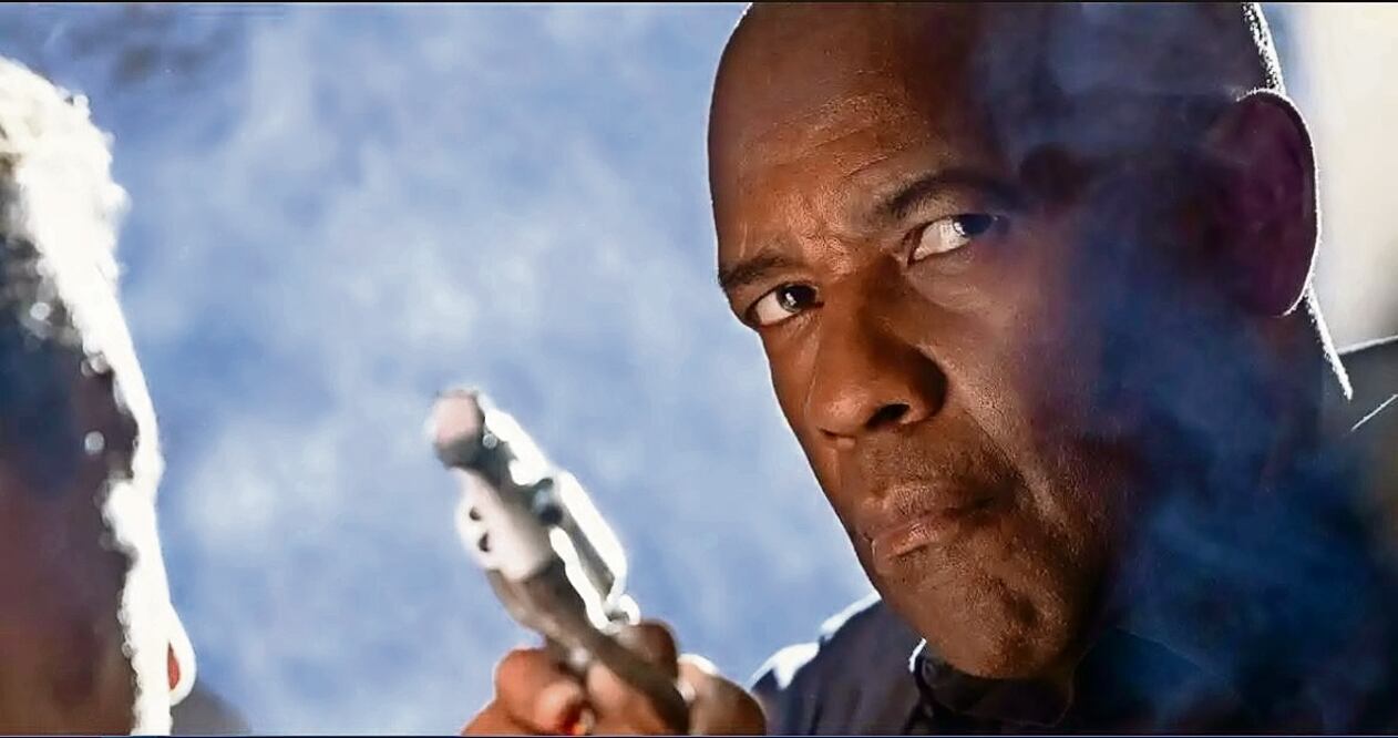 Denzel Washington es el exagente Robert McCall, que enfrenta a la mafia italiana por defender a sus amigos. Foto: Sony Pictures
