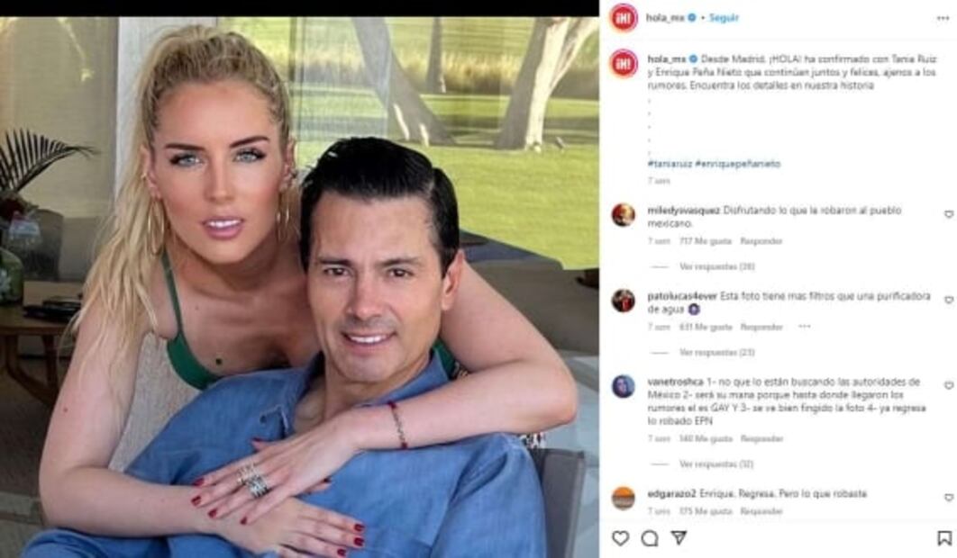 Tania Ruiz y Peña Nieto terminan su noviazgo: pelucas, memes y abucheos marcaron su relación 