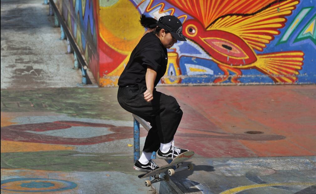 Itzel Granados es una de las “skate girls” más fuertes en México. Foto: Carlos Mejía/EL UNIVERSAL