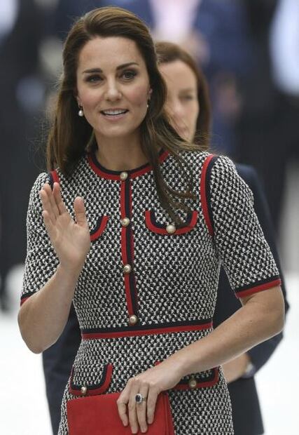 Este es el vestido Gucci de Kate Middleton que robó miradas en su visita al Museo Victoria & Albert
