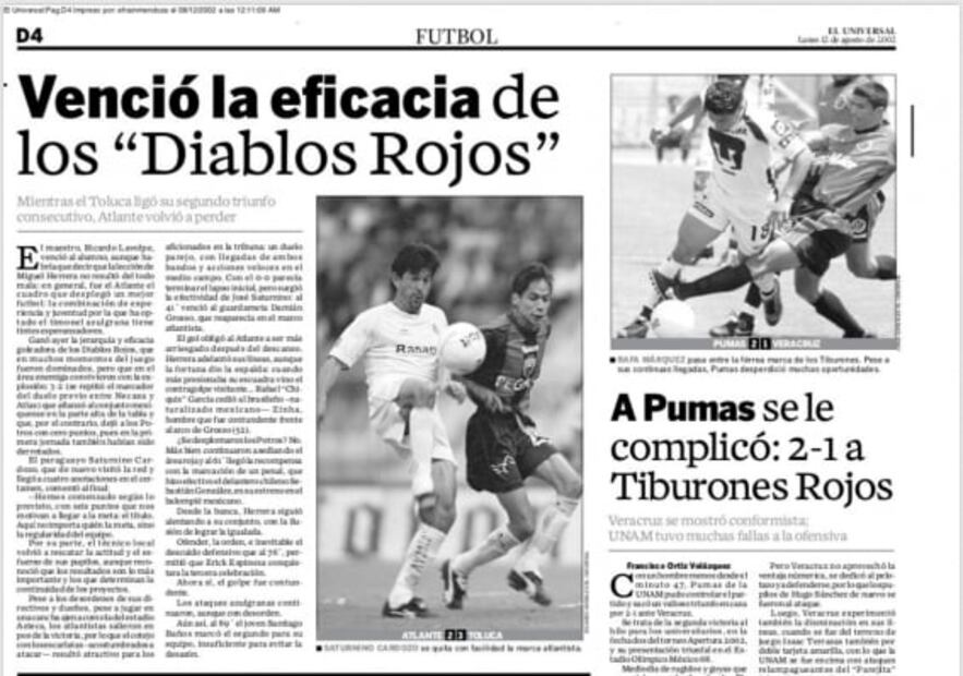 Los 10 mil goles del Estadio Azteca