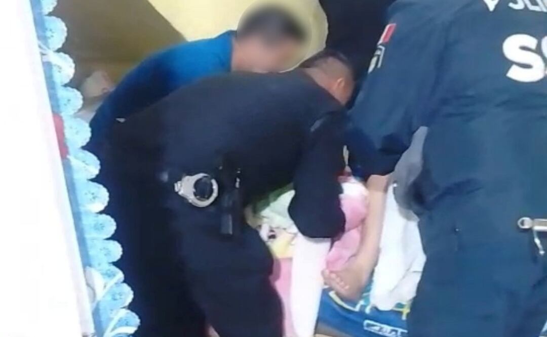 SSC CDMX ayuda en un parto. Foto: Especial