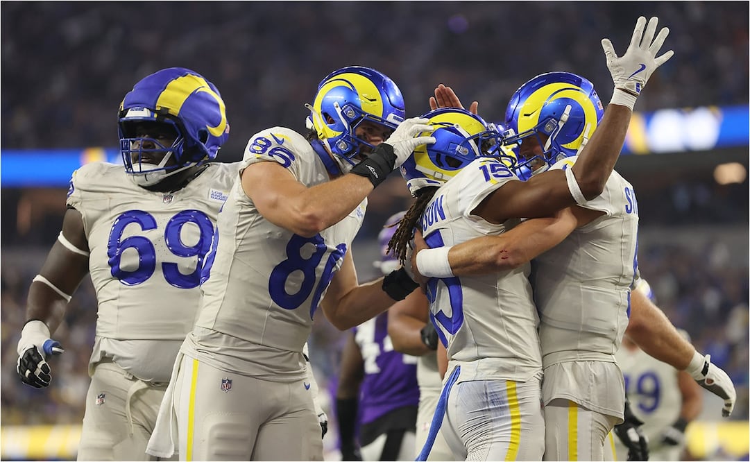 Los Ángeles Rams se impusieron en casa. FOTO: AFP