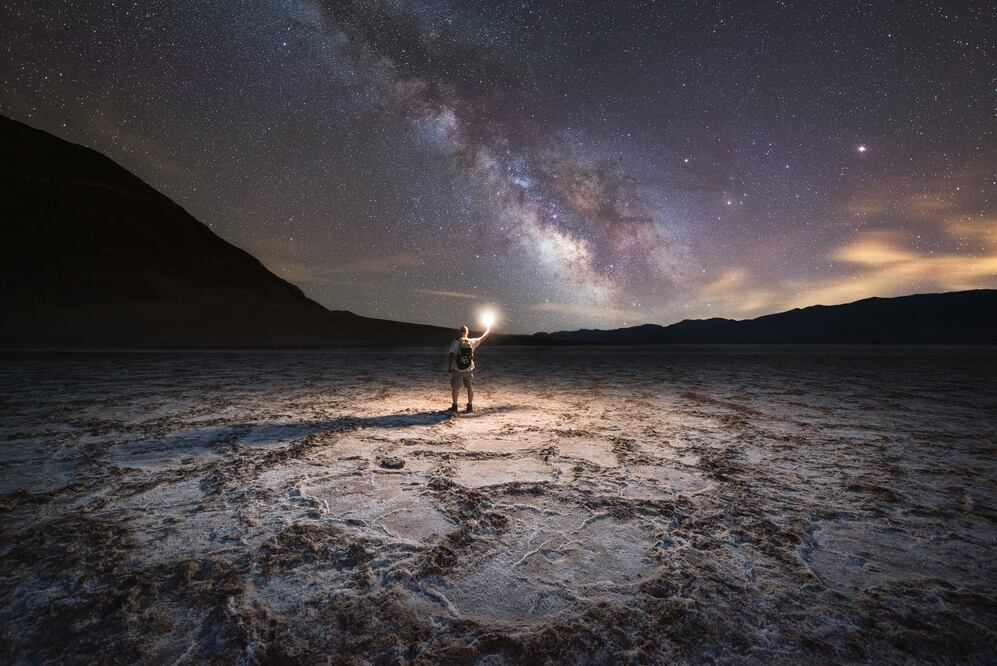 Este sitio se llama Badwater Basin y está en el desierto de Death Valley, en California. (Foto: iStock)