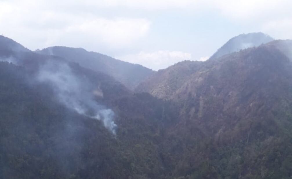 Incendio daña más de 100 hectáreas en reserva El Triunfo, Chiapas