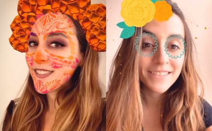 Halloween y Día de Muertos con redes sociales y realidad aumentada