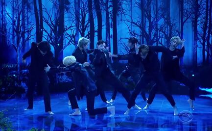 BTS triunfa en show de James Corden con "Black swan"