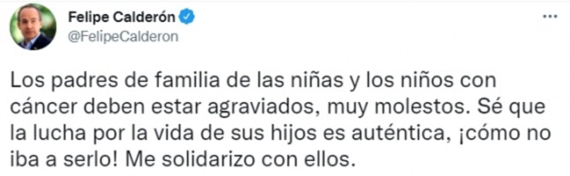 Fox y Calderón se solidarizan con papás y niños con cáncer tras dichos de AMLO