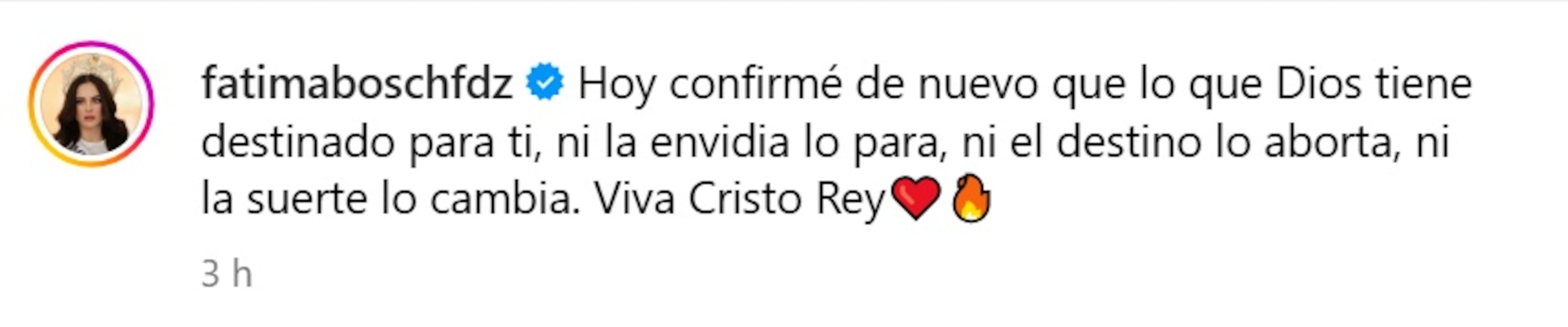 Fátima Bosch comparte mensaje sobre su victoria en Miss Universo 2025.