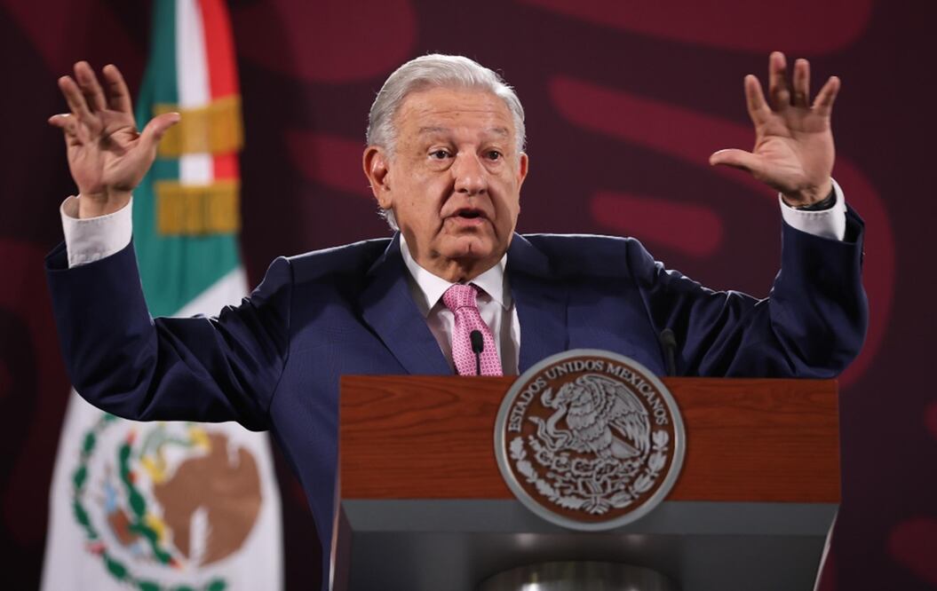 El presidente Andrés Manuel López Obrador presumió que Morena le ganó a Luis Donaldo Colosio Riojas, de Movimiento Ciudadano (MC), la senaduría por Nuevo León. Foto: Diego Simón Sánchez/EL UNIVERSAL