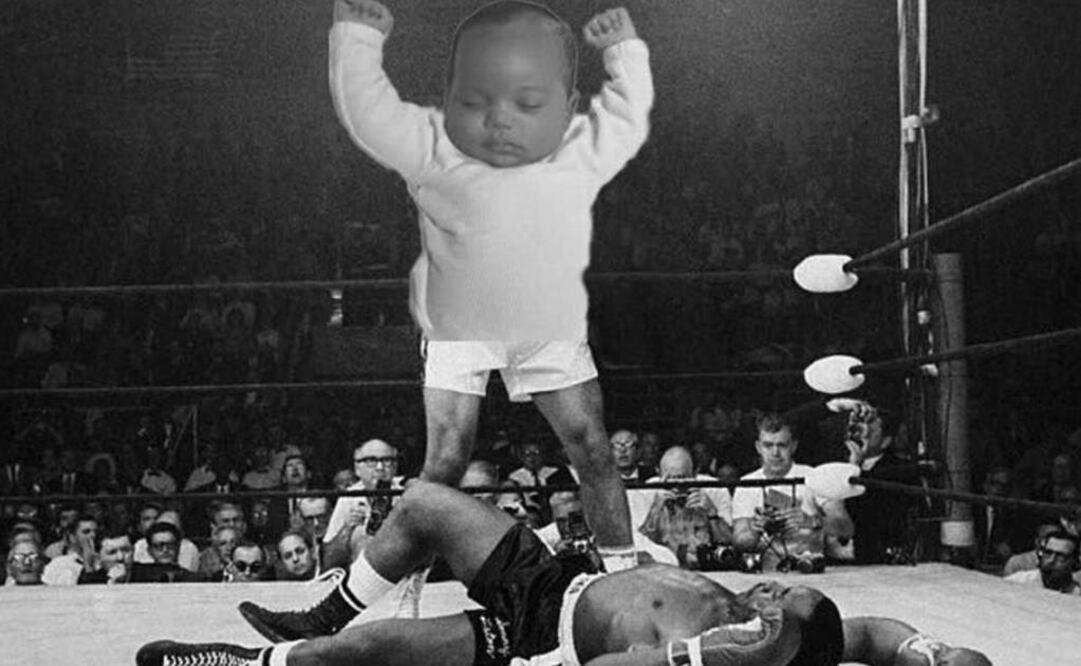 Usuarios de las redes sociales compararon al segundo hijo de Kim y Kanye con personajes como Muhammad Ali. (FOTO: Especial)