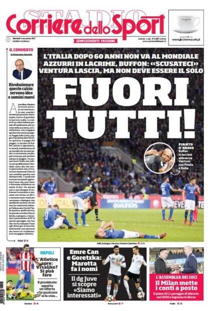 Apocalipsis: prensa italiana 