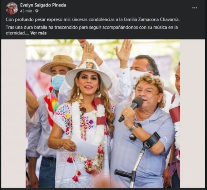 Félix y Evelyn Salgado lamentan muerte de José Manuel Zamacona, líder de Los Yonic's