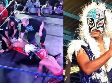 Difunden video cuando Rey Destroyer queda inmóvil en el ring al sufrir una caída