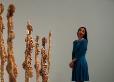 Reúnen a "Las mujeres de Venecia" de Alberto Giacometti