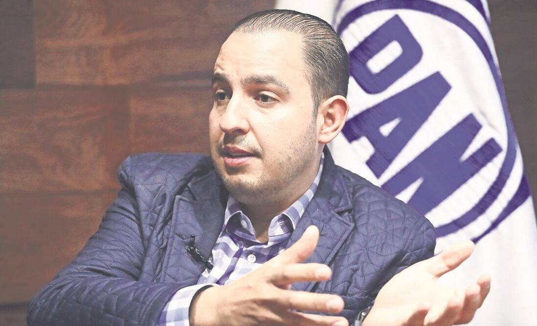 Marko Cortés Mendoza, líder nacional del PAN, asegura que su partido lleva a los mejores candidatos a los comicios 2021. Foto: ARCHIVO EL UNIVERSAL