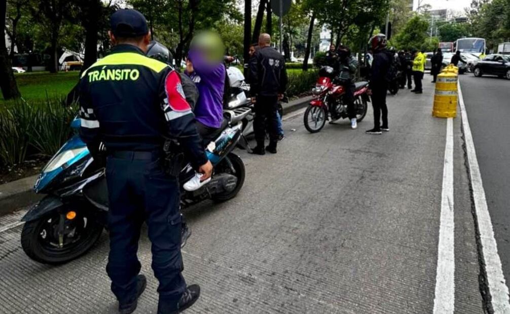 Se levantaron 20 infracciones y 20 motocicletas fueron llevadas a depósitos vehiculares.  Foto: Especial.
