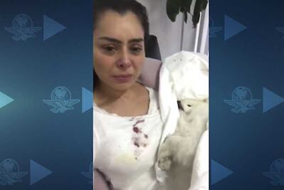 Yadhira Carrillo llora por la muerte de su perro