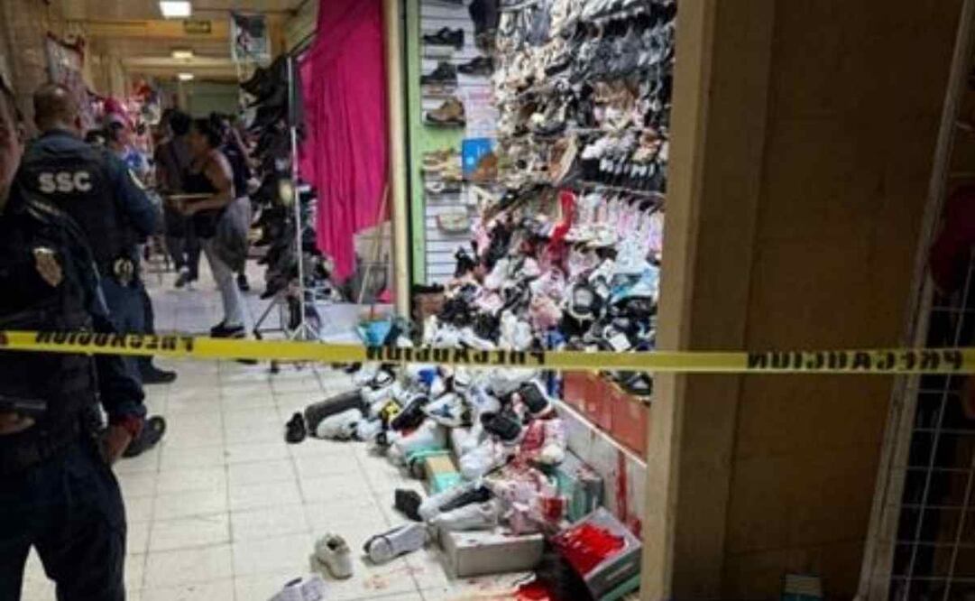 Disparan contra mujer en una zapatería de Iztacalco / Foto: Especial