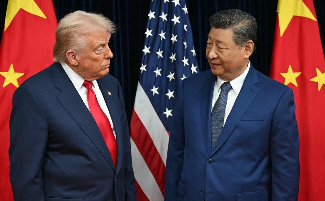 Los presidentes de EU, Donald Trump, y de China, Xi Jinping. Foto: AFP