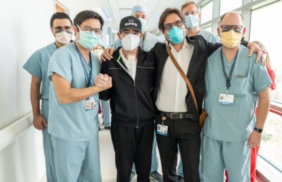 Dan de alta a Toño Mauri tras recuperarse del Covid-19 y de trasplante doble de pulmón