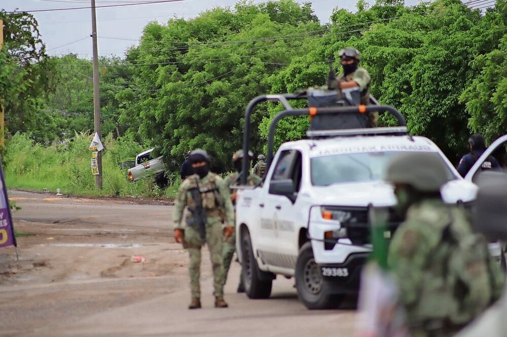 Ayer por la tarde se registró una persecución de elementos del Ejército y la Guardia Nacional a hombres armados, que empezó en el sector de la Conquista, al norponiente de la capital, hasta la comunidad de Buenavista. Foto Especial