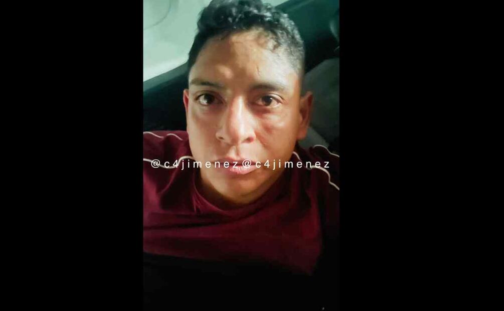 Presunto sujeto que realizó las detonaciones afuera del AICM Foto: Especial