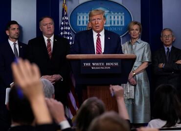 Trump dice que México suspenderá vuelos de Europa por coronavirus