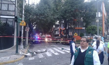 Mapa. El sitio del choque de una pipa en Constituyentes