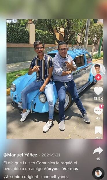 TikTok: tunearon su vocho para ponerle un asoleadero