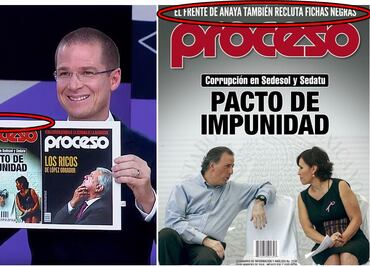 Anaya mostró en debate portada editada de Proceso para ocultar críticas