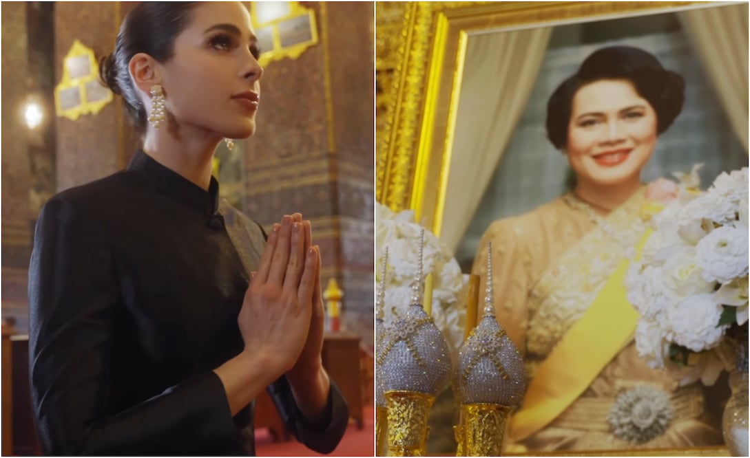 Fátima Bosch sigue en Tailandia, luego de ganar el título de Miss Universo 2025, hace una semana.
Fotos: Instagram, vía @missuniverse