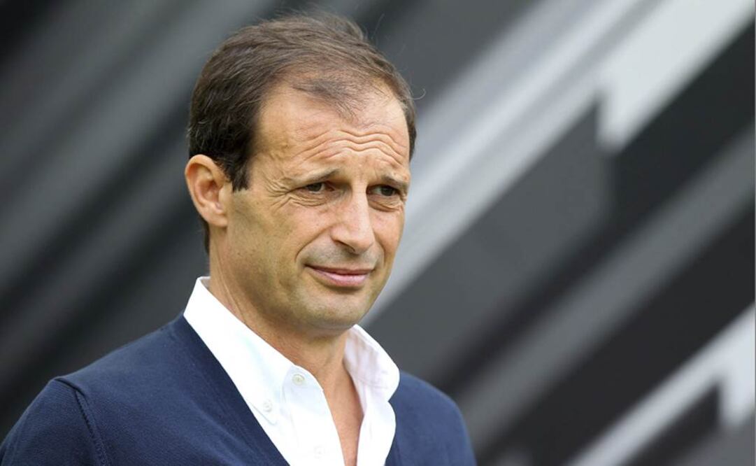 Massimiliano Allegri ve el partido de la Juventus. EFE