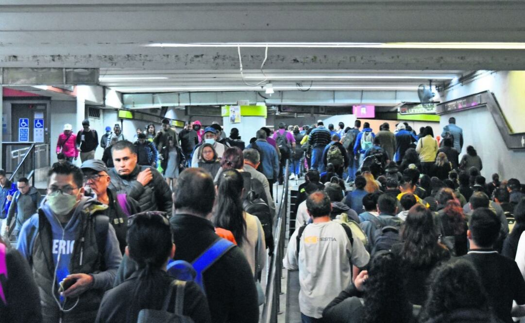 El año pasado, el Metro trasladó a mil 115 millones 160 mil 23 pasajeros, de acuerdo con la información del STC. Foto: Eduardo Castañeda | El Universal