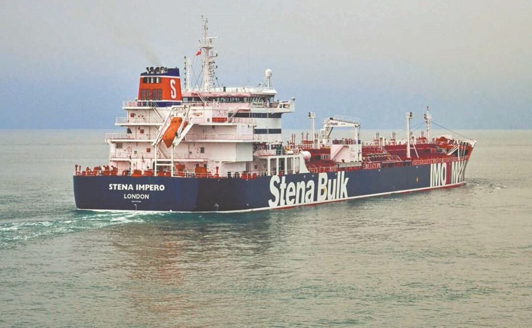 Imagen del barco Stena Impero . El operador del petrolero dijo que no podía ponerse en contacto con el buque. Foto: REUTERS
