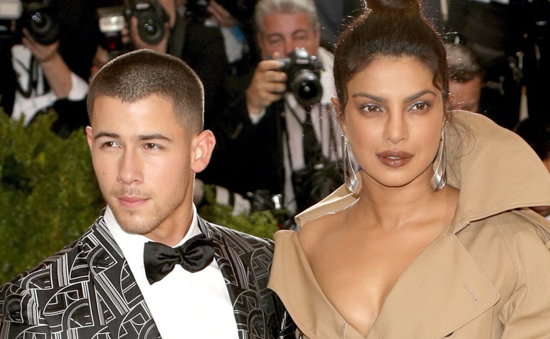 Nick Jonas y Priyanka Chopra. Foto: EFE/EPA/JUSTIN LANE
