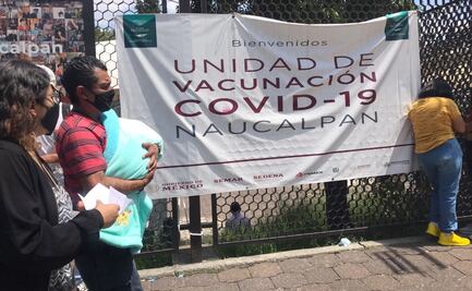 Jóvenes "chapulinean" en vacunación contra Covid-19 en Naucalpan y Tlalnepantla
