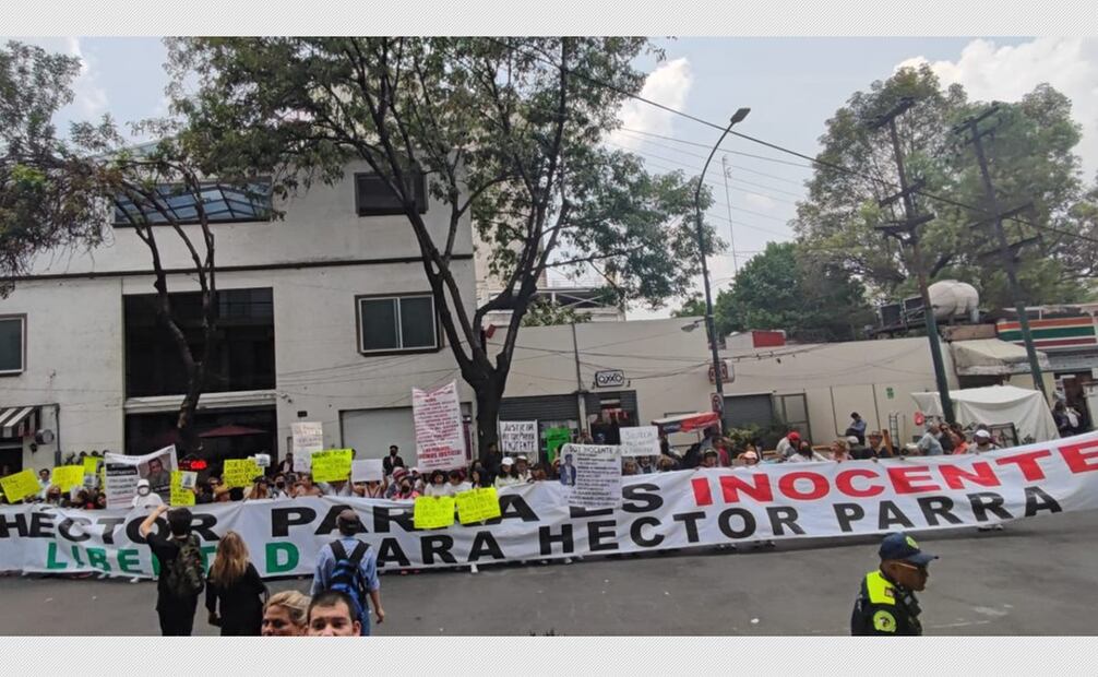 Marcha por la justicia para el actor Héctor Parra. Foto: Jorge Emilio Sánchez/EL UNIVERSAL.