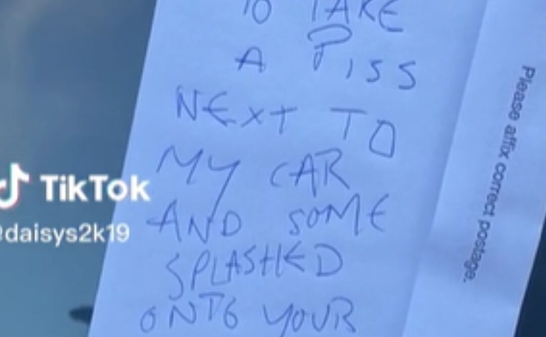 Deja su auto estacionado y al regresar encuentra desagradable sorpresa. Foto: TikTok @daisys2k19